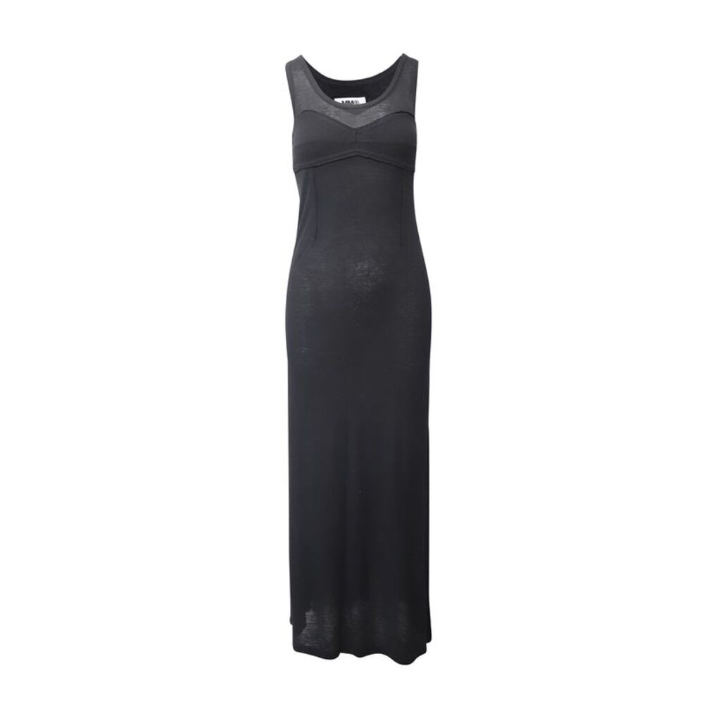 Maison Martin Margiela Maxi Dress in Black Viscose